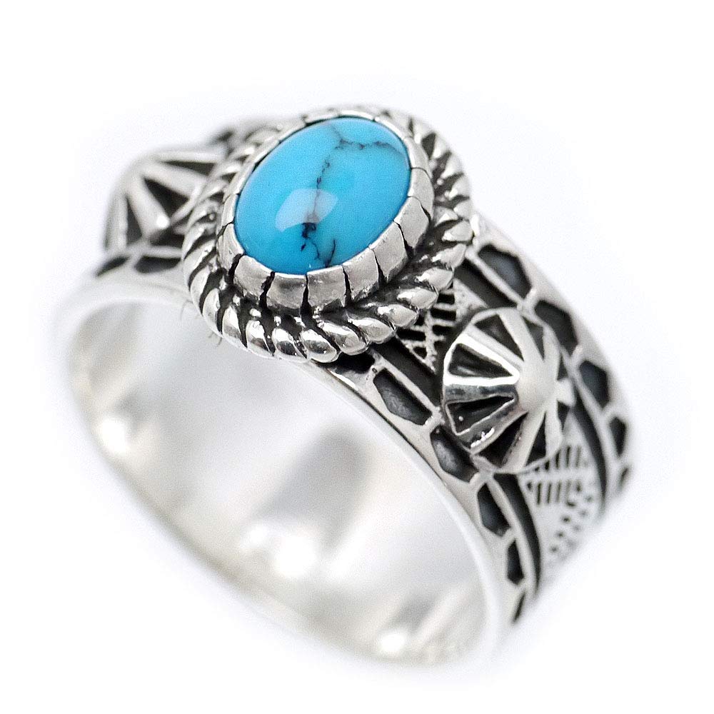Amazon | [シルバーワン] シルバー925 ターコイズ リング メンズ