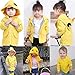 Tiuredx Toddler Baby Boy Girl Duck Rain Jacket Cute Cartoon Yellow Raincoat Hoodie Kids Coat Fall Winter School Outfit (US, Age, 4 Years, Yellow)