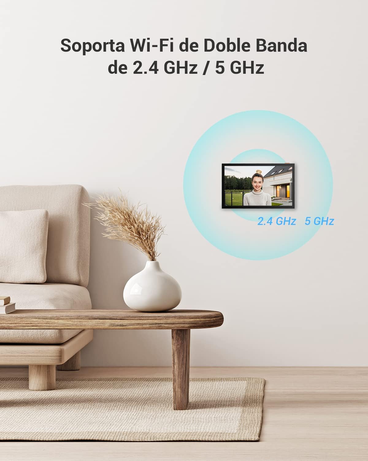 EZVIZ HP7 2-Entry Kit Sistema de 2 Videoporteros WiFi Intercomunicación, 7'' Pantalla Táctil a Color, Timbre Video Mirilla 2 Hilos, Detección de Persona, Audio Bidireccional, Wi-Fi 2.4/5GHz
