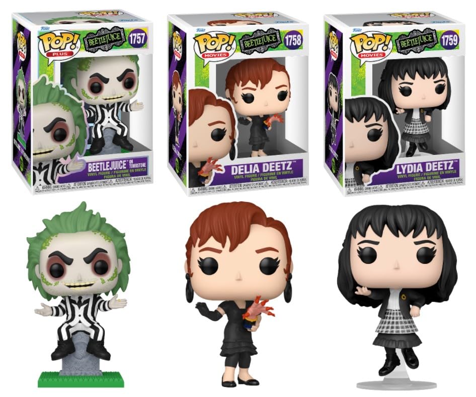 Amazon.com: Funko Beetlejuice Series 3 Pop! Set (3) : Everything Else