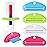 LOVEINUSA Toothpaste Tube Squeezer Dispenser, 4PCS Hanging Tooth Paste Clips Roller Squeezer Holder for Saving Toothpaste Facial Cleanser Creams Paint, Multicolor