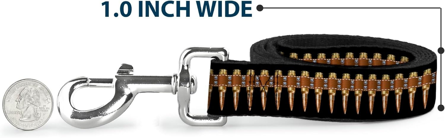 Dog Leash - 6-FEET - Bullets