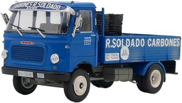 Miniature Display 143 Scale for Sava SH550 Coal Transport Van Car Die Cast Model Collectible Kit Static Ornaments Simulation Collection