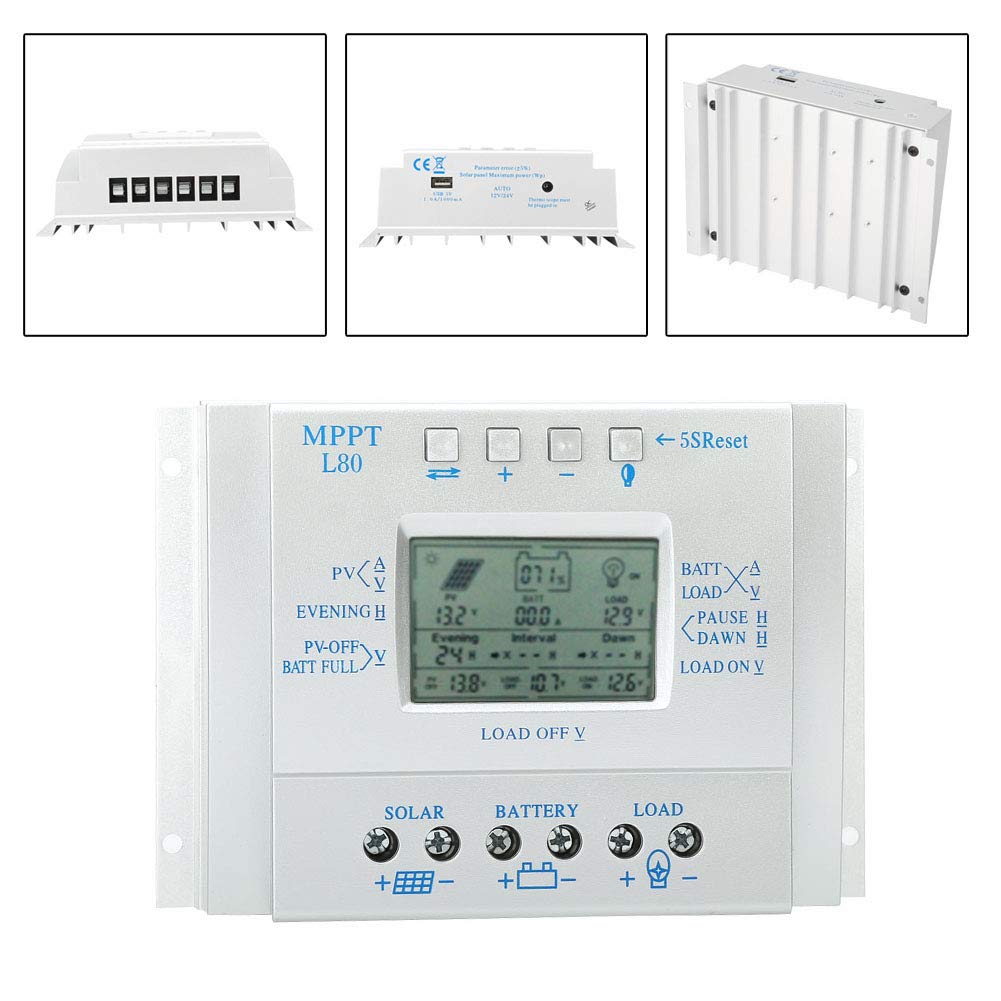 Generic Controller di Ricarica MPPT, Controller del Pannello Solare PWM Phovoltaic Intelligente, Sostituzione della Batteria 80A del Vecchio Controllo del Pannello Solare