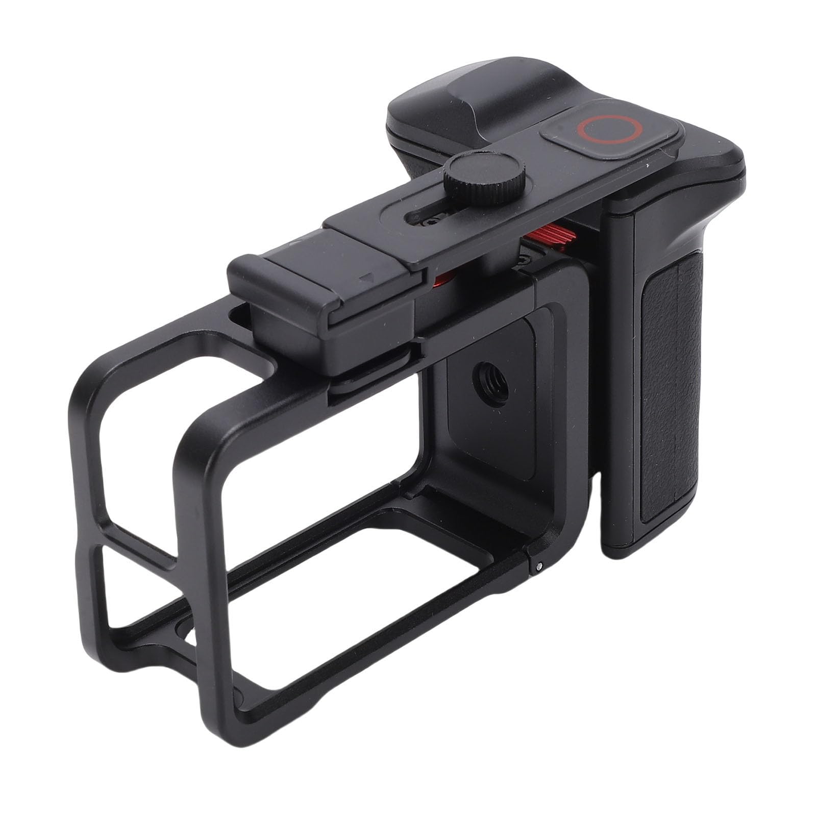 Sxhlseller Kit Impugnatura per Fotografia di Strada per 5 Pro 4 3, Impugnatura Ergonomica Antiscivolo e Gabbia in Lega di Alluminio con Sgancio Rapido Magnetico, per Fotografia All'aperto e