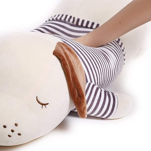 Miniatura 5 de Niuniu Daddy - Almohada de 20in con diseño de perro de peluche muy suave para abrazar al dormir