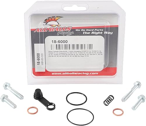 Miniatura 3 de All Balls Racing 18-6000 Kit de cilindro esclavo de embrague compatible conrepuesto para Husaberg FE 350 2013-2014, TE 250, TE 300 2011-2014