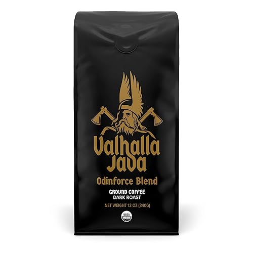 Vista 11 de Death Wish Coffee, Valhalla Java Odinforce Blend - Café molido tostado oscuro - Granos arábica y Robusta - 2 bolsas (12 onzas)