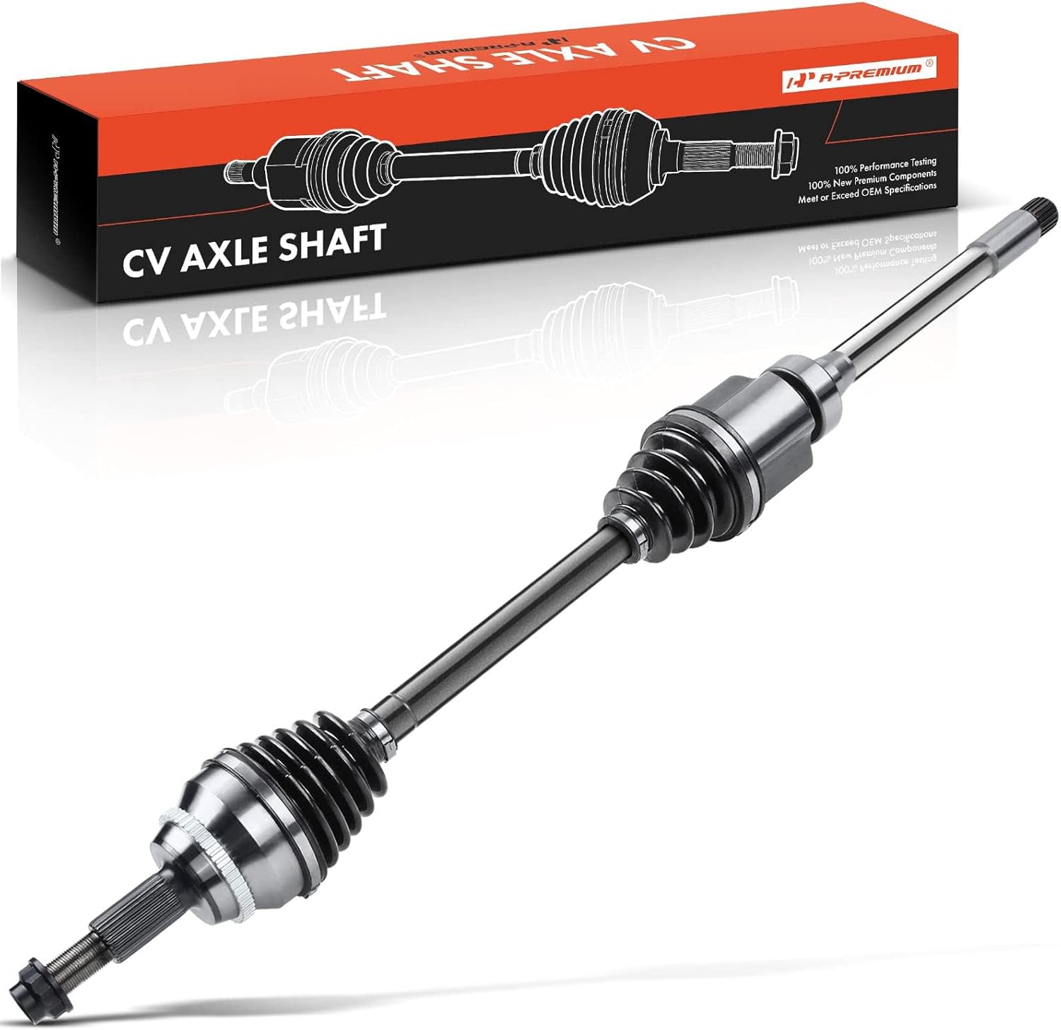 A-Premium CV Axle Shaft Assembly Compatible with Toyota Highlander 2014-2017 3.5L GAS AWD, Venza 2009-2015 AWD & Lexus RX350 2010-2014 AWD, Front Right Passenger Side, Replace# 434100T030, 434100T040 Front Passenger Side