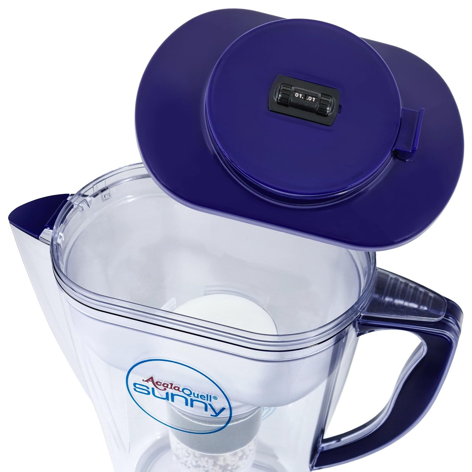 Filtre à Eau AcalaQuell Sunny | Blanc | Très Haute Performance De Filtration | Filtre à Charbon Actif | Délicieuse Dégustation D'une Eau Saine