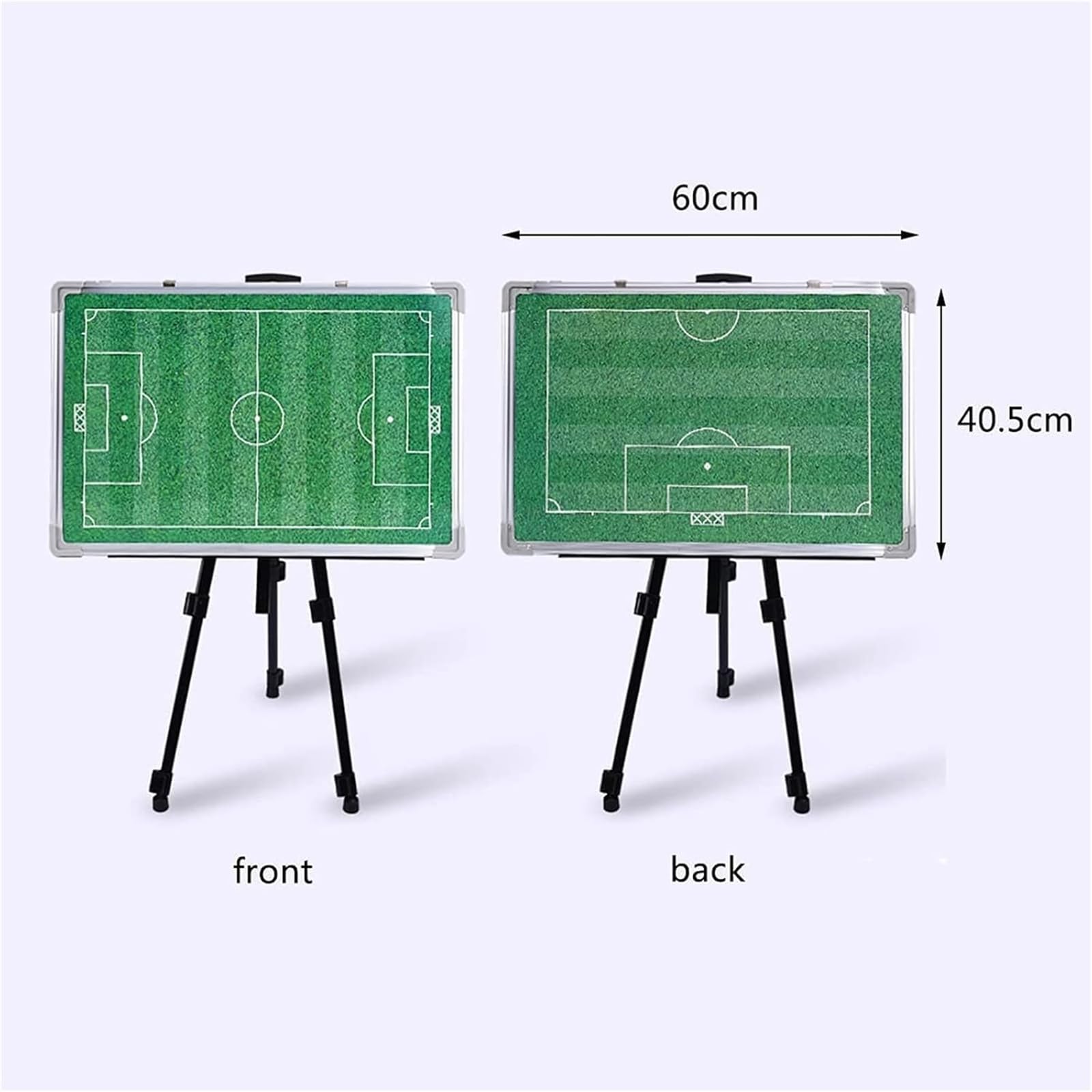 Pizarra táctica magnética borrable de fútbol con bolsa y trípode para sesiones de entrenamiento de entrenadores