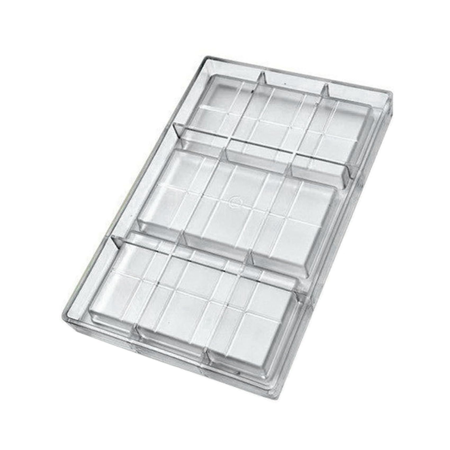 3X Moule à Barre de Chocolat en Polycarbonate pour la Fabrication de Bonbons, la Pâtisserie et les Collations Aux Bonbons, Appareil pour la Boulangerie Professionnelle.