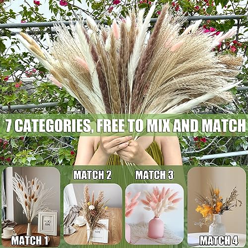 Dried Pampas Grass Decor 107 pcs Boho Home Decor miniatura 5