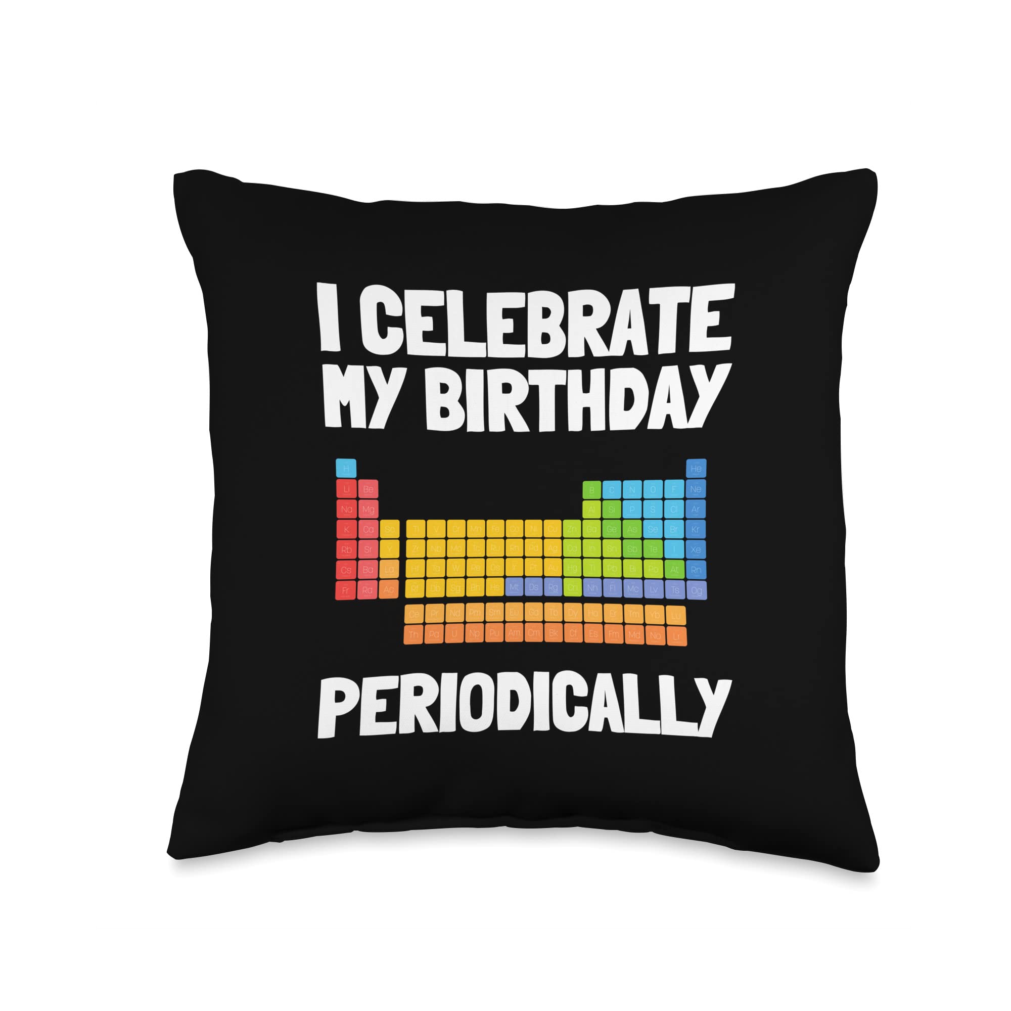 10 Years Old Science Birthday Kid 9 Throw Pillow, 16x16, Multicolor
