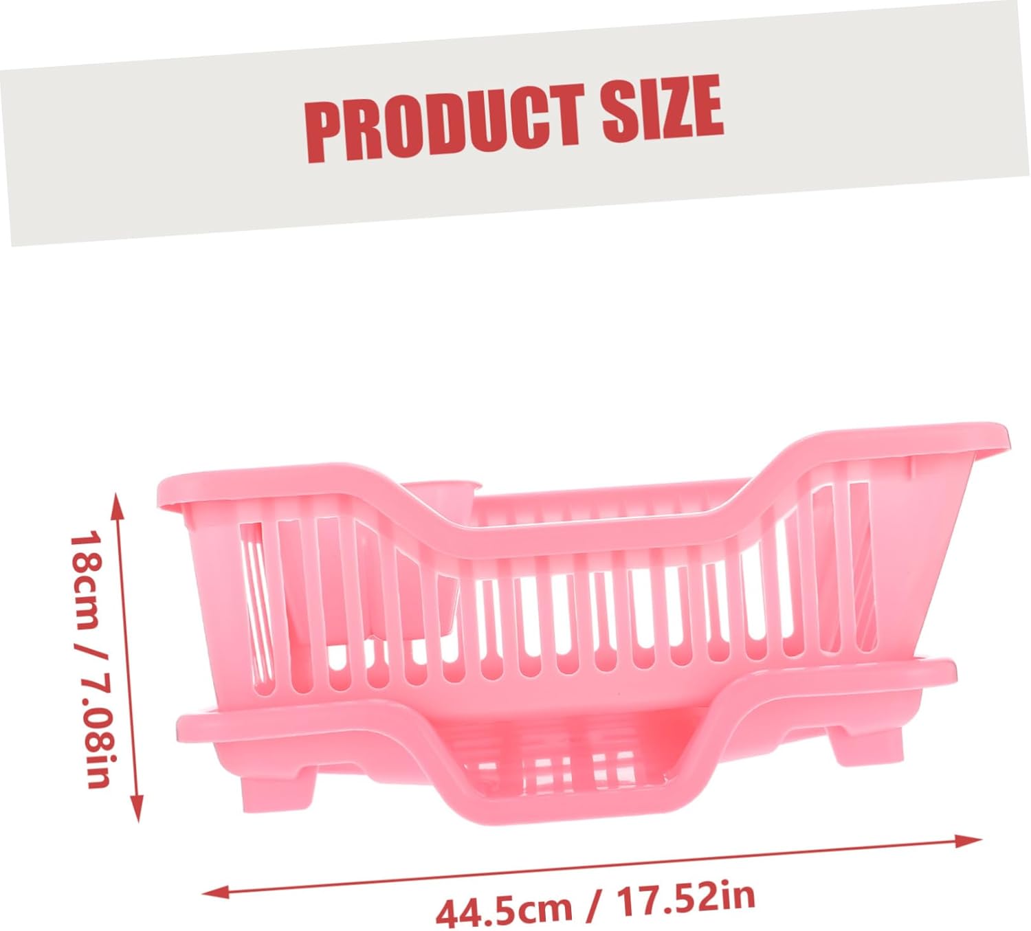 Multifunctional Dish Drying Rack Drainage System Plastic Bowl Dish Rack for Kitchen Countertop Space-Saving Storage Basket for Easy Drying and Organization