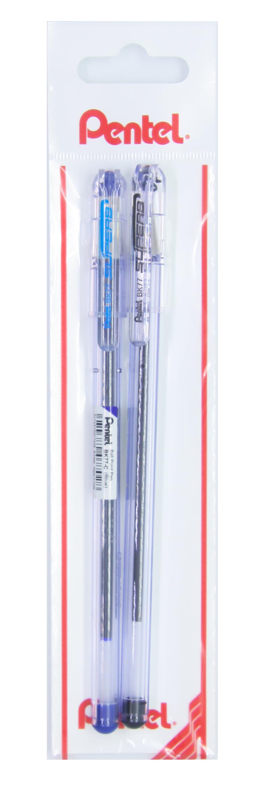 Pentel 0.7 mm Yağ Bazlı Roller Kalem SİYAH-MAVİ