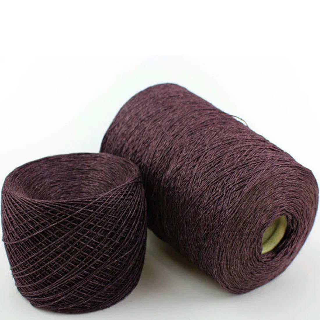 250 g naturalna organiczna czysta przędza lniana do robienia na drutach DIY ręcznie robiona dzianina szydełkowa nić do szycia