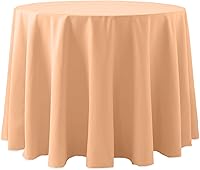 Vista 29 de ULTIMATE TEXTILE Cotton-Feel - Mantel redondo de comedor fino de 72 pulgadas, color verde salvia