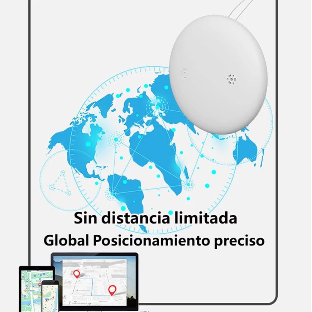 Rastreador GPS Coche Localizador Android and iPhone, Localizador GPS para Coche Sin Suscripción, Seguimiento para Niños, Mascotas, Ancianos y Objetos (Android * 4)