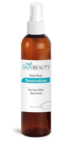 NEUTRALIZADOR post-químico para exfoliación glicólica, láctica, ácido salicílico, para uso después de pelar la piel (4 onzas 4.1 fl oz)