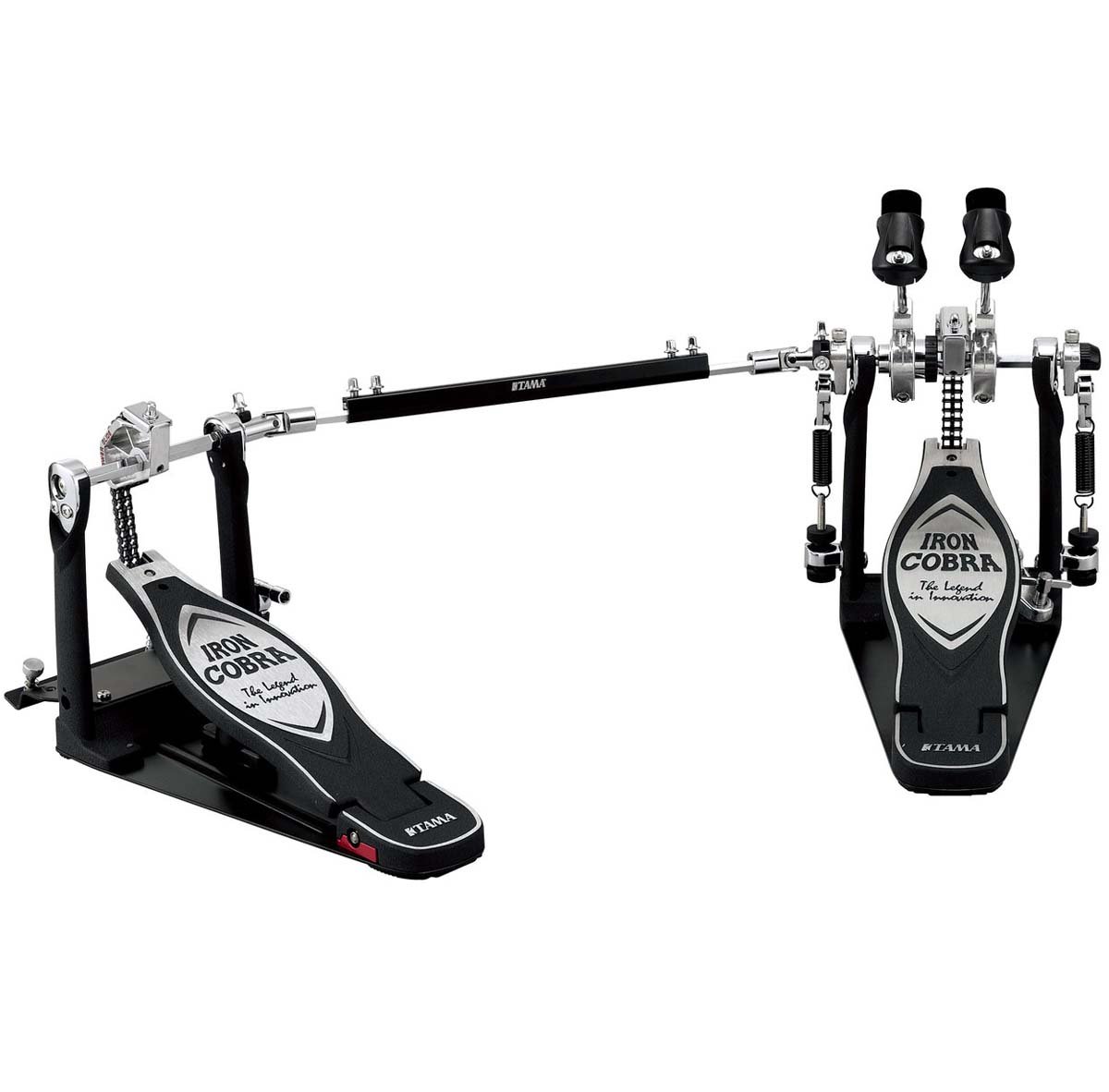 TAMA HP900PWN Iron Cobra Power Glide pedał podwójna stopka + pałeczki perkusyjne Keepdrum, 3 pary