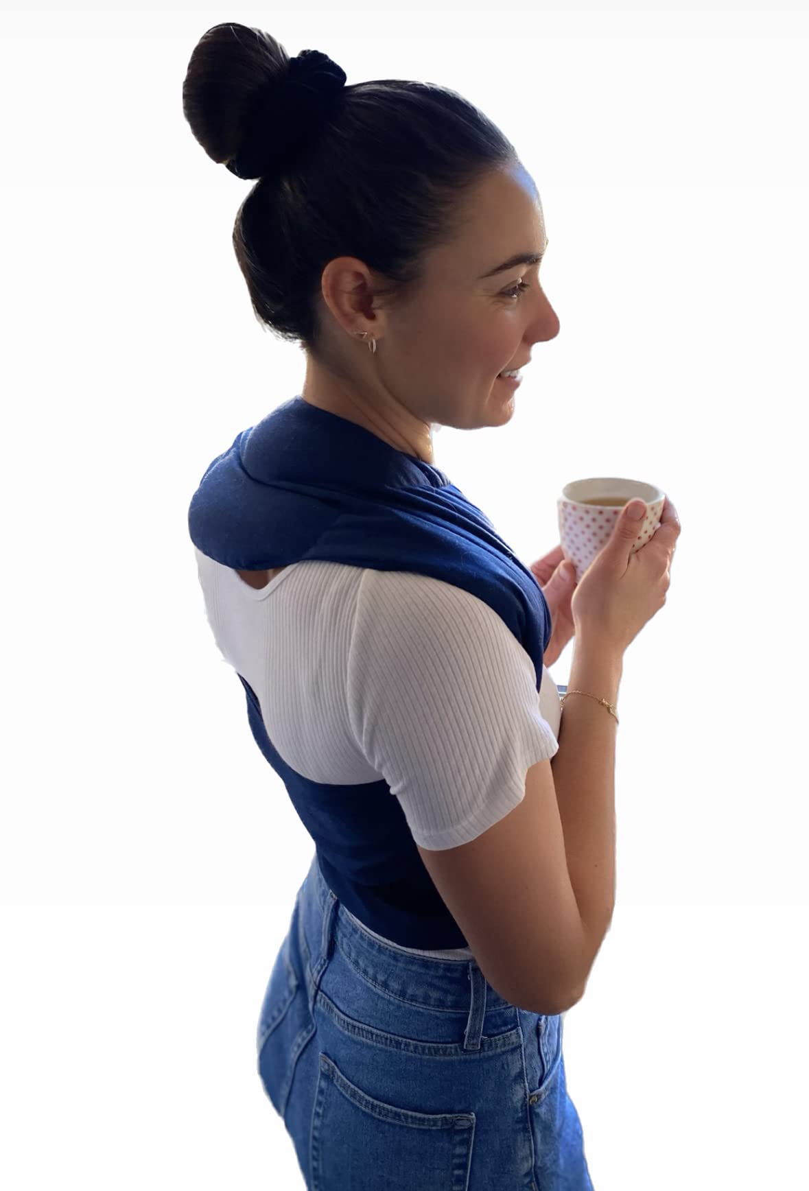 Premium - Cojín de semillas de colza, universal, para cuello, espalda, hombros y abdomen, S hasta XXL, fabricado de forma natural y justa en Alemania