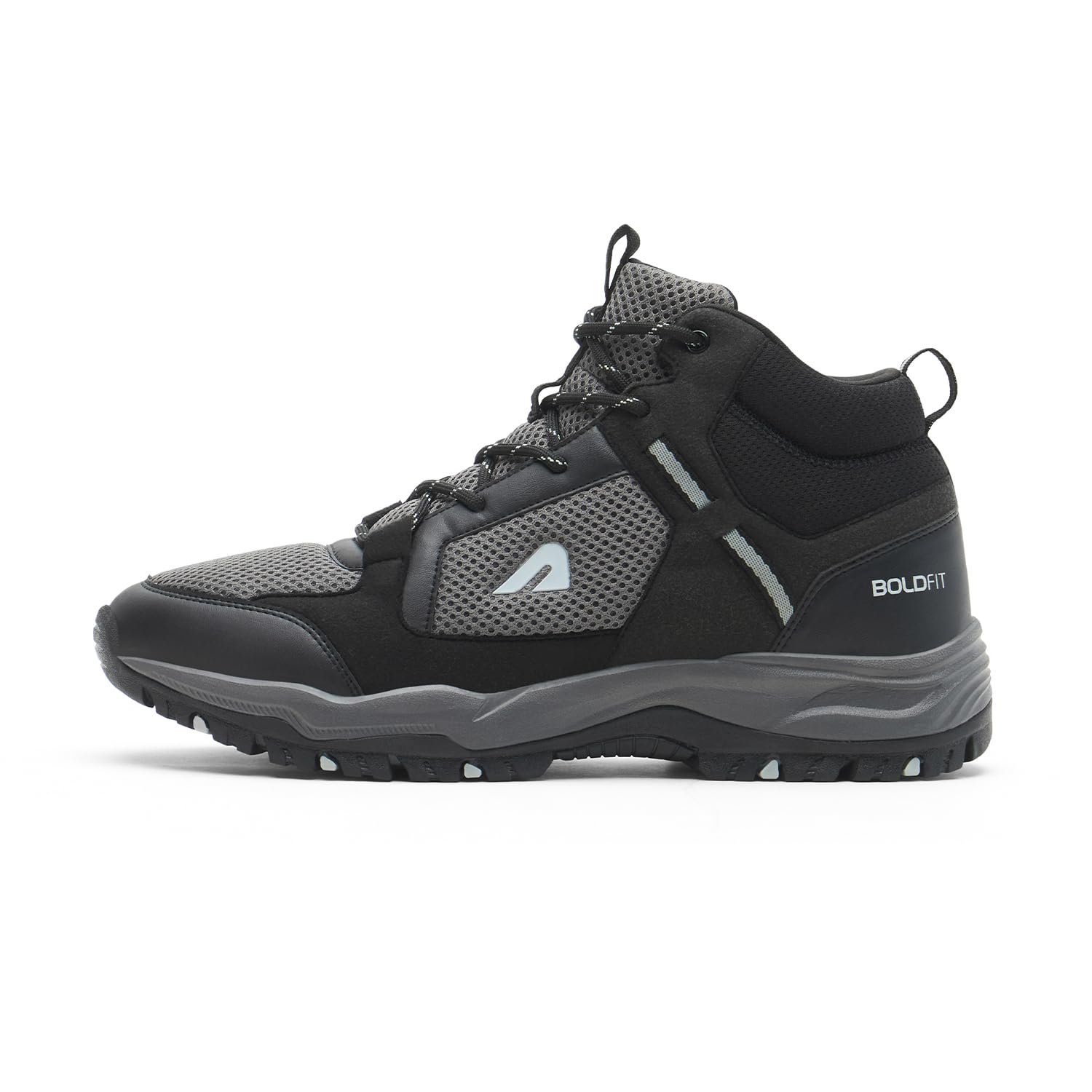 Boldfit Trekking Shoes for Men Hiking Shoes for Men for Outdoor High Neck Shoes for Men Anti Skid Boot Shoes for Men for Hiking, Trekking Shoes Men Wa...