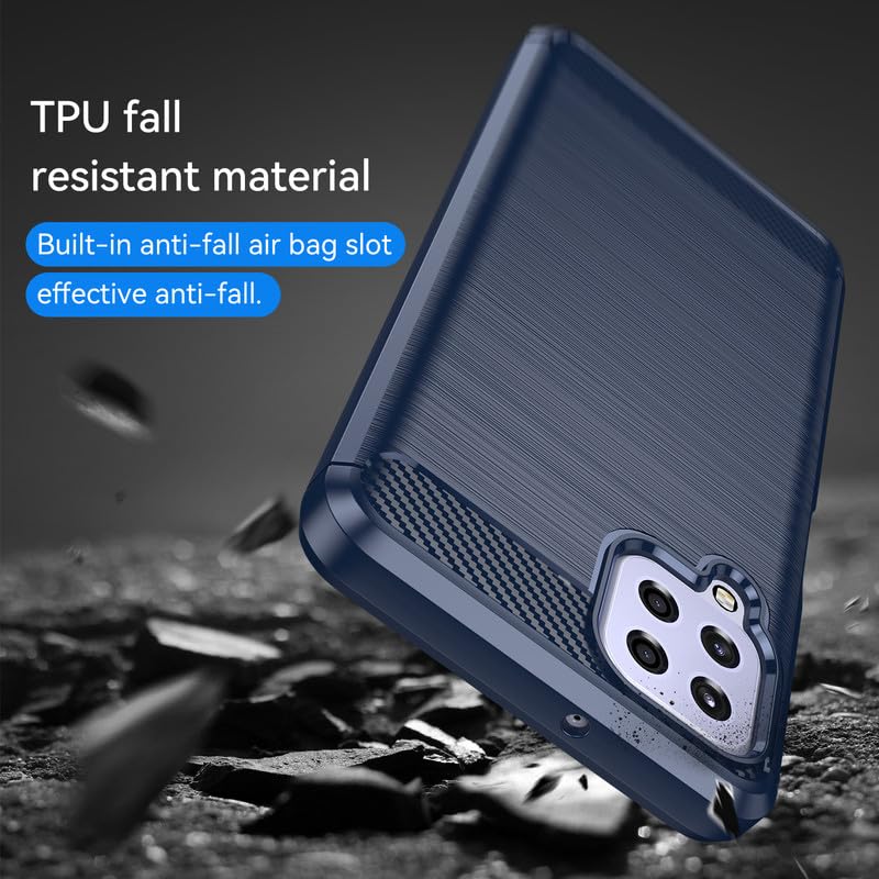 Image of Basic Case for Samsung Galaxy M33 5G (Carbon Fibre Blue)