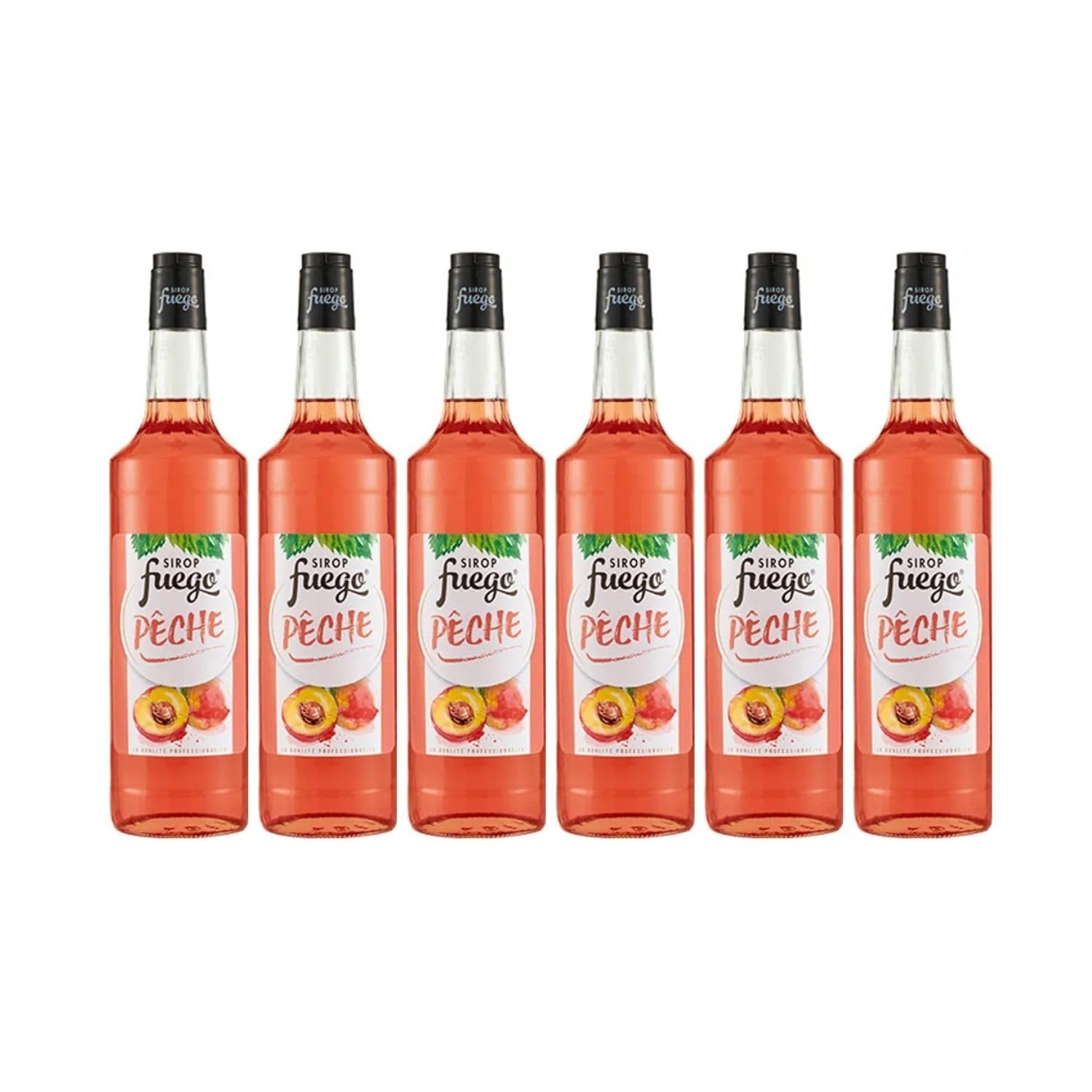 Sciroppo Fuego Pesca - 6 x 1L