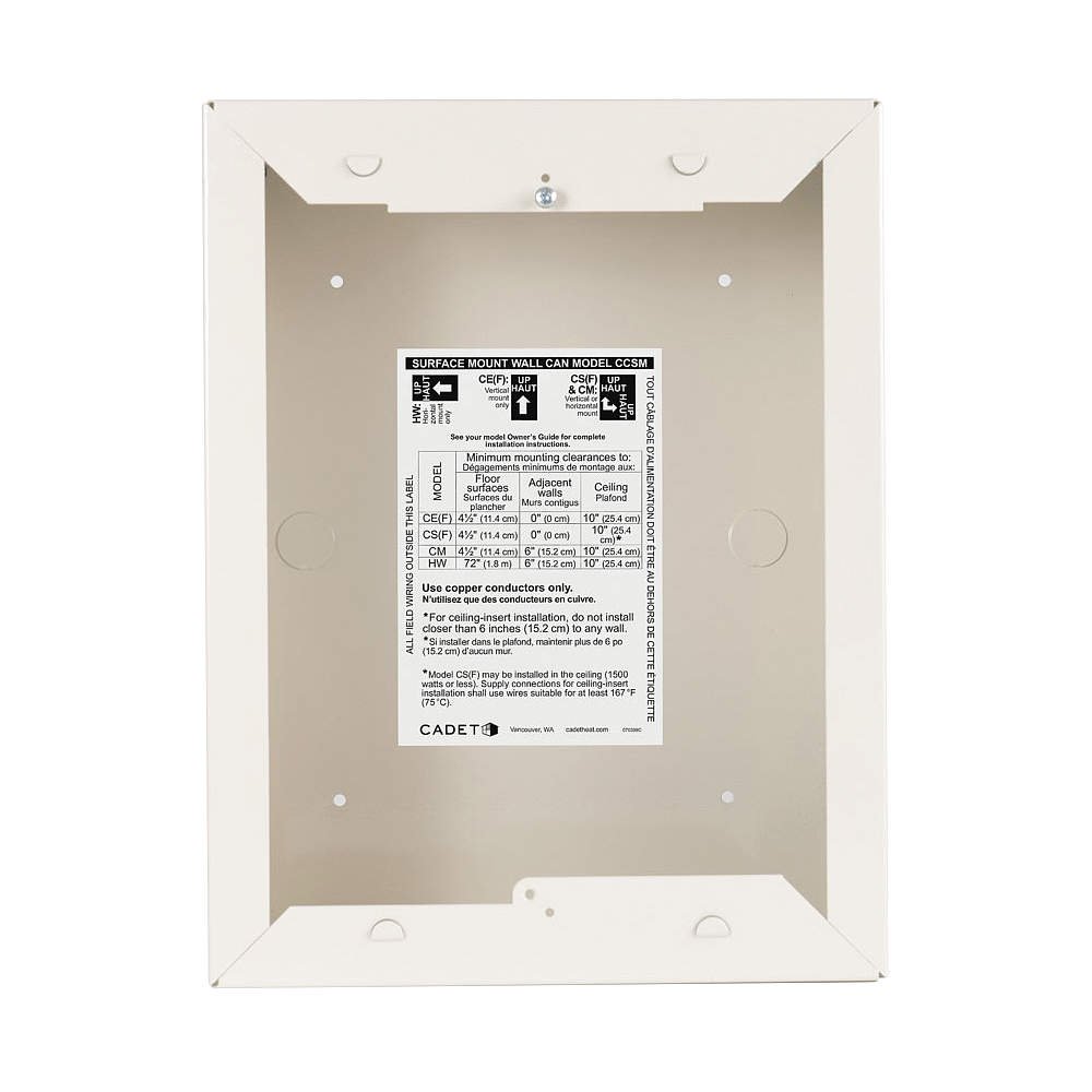 Cadet CCSMW Com-Pak Heater Accessory