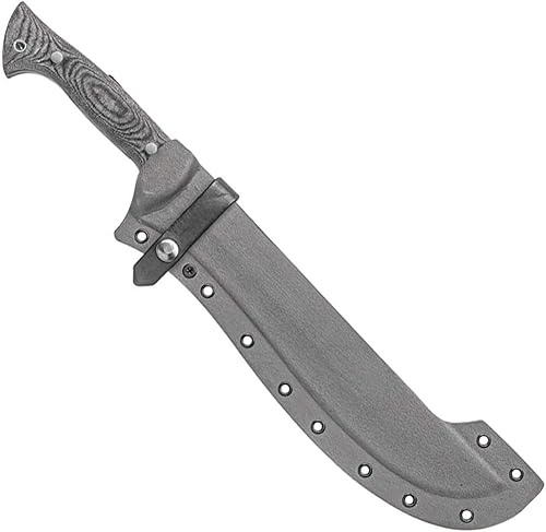 Miniatura 2 de Herramienta y cuchillo cóndor, Lobo Machete con mango de Micarta y Kydex con funda de cinturón de cuero