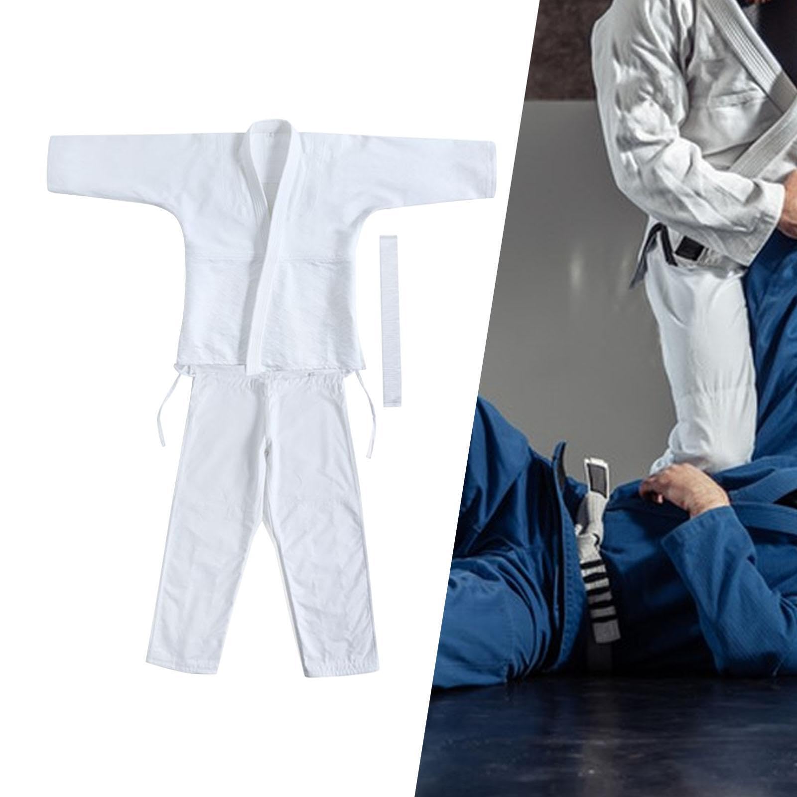 Judogi, Kimono de karaté, Uniforme,Blanc,155 cm