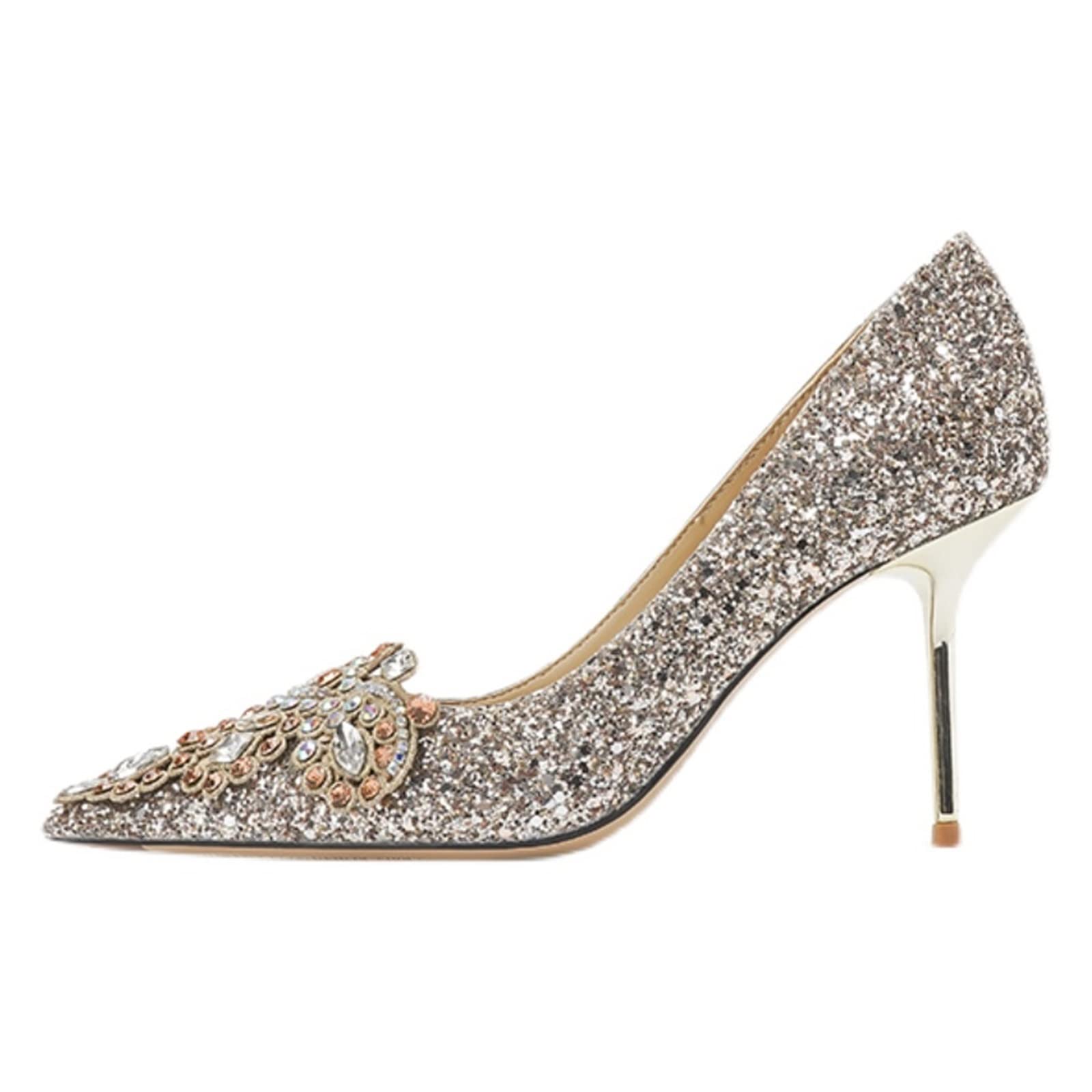 Gold Glitter Heels Glitter Chimichu Shoes Bridal Shoes Christy Ng