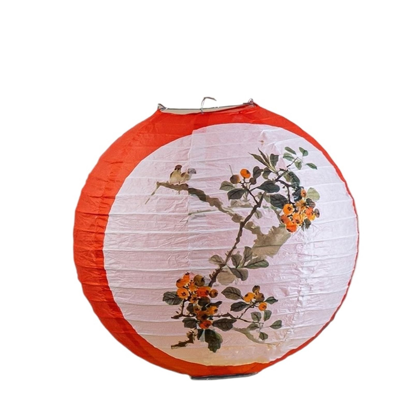 10Pcs Lantern Hanging Portable Festival Antique Good Luck Traditional Round Paper for Party(Color7)