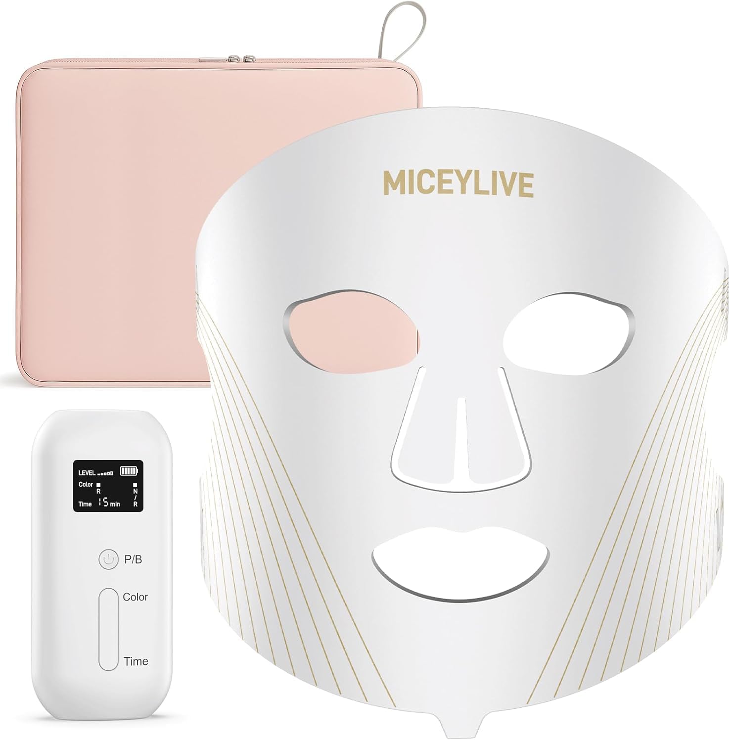 Red Light Mask for Face – 460-850nm Near-Infrared Led Light Face Mask, 2000mAh Remote Control, Timing Function, Red Light Lamp for at Home and Travel Red Light Mask for Face – 460-850nm Near-Infrared Led Light Face Mask, 2000mAh Remote Control, Timing Function, Red Light Lamp for at Home and Travel