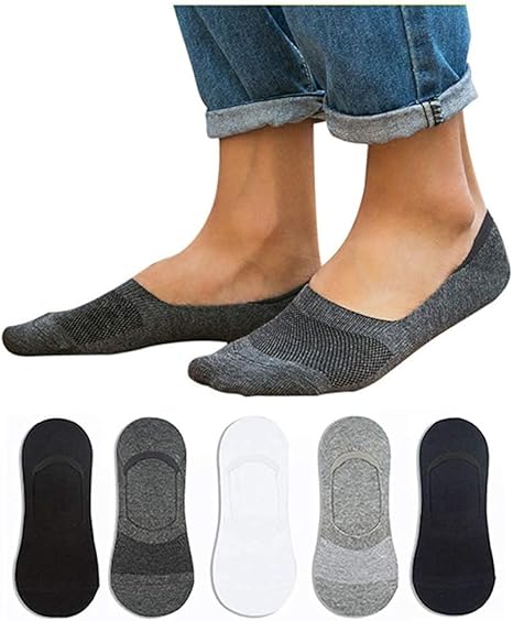 Amazon Toesmile 靴下 100 綿 フットカバー メンズソックス ショートソックス くるぶし 滑り止め スポーツ 浅履き 純綿 5足セット スポーツソックス 通販