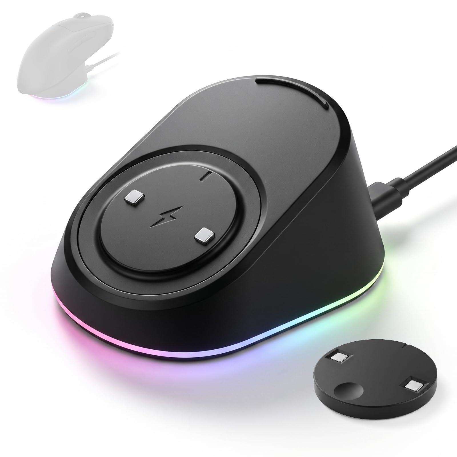 Charging Dock Compatible with Logitech Gaming Mouse G Pro X Superlight 2/1,G502/G502 X/G502 X Plus,G703/G903/G403 Lightspeed-image-36