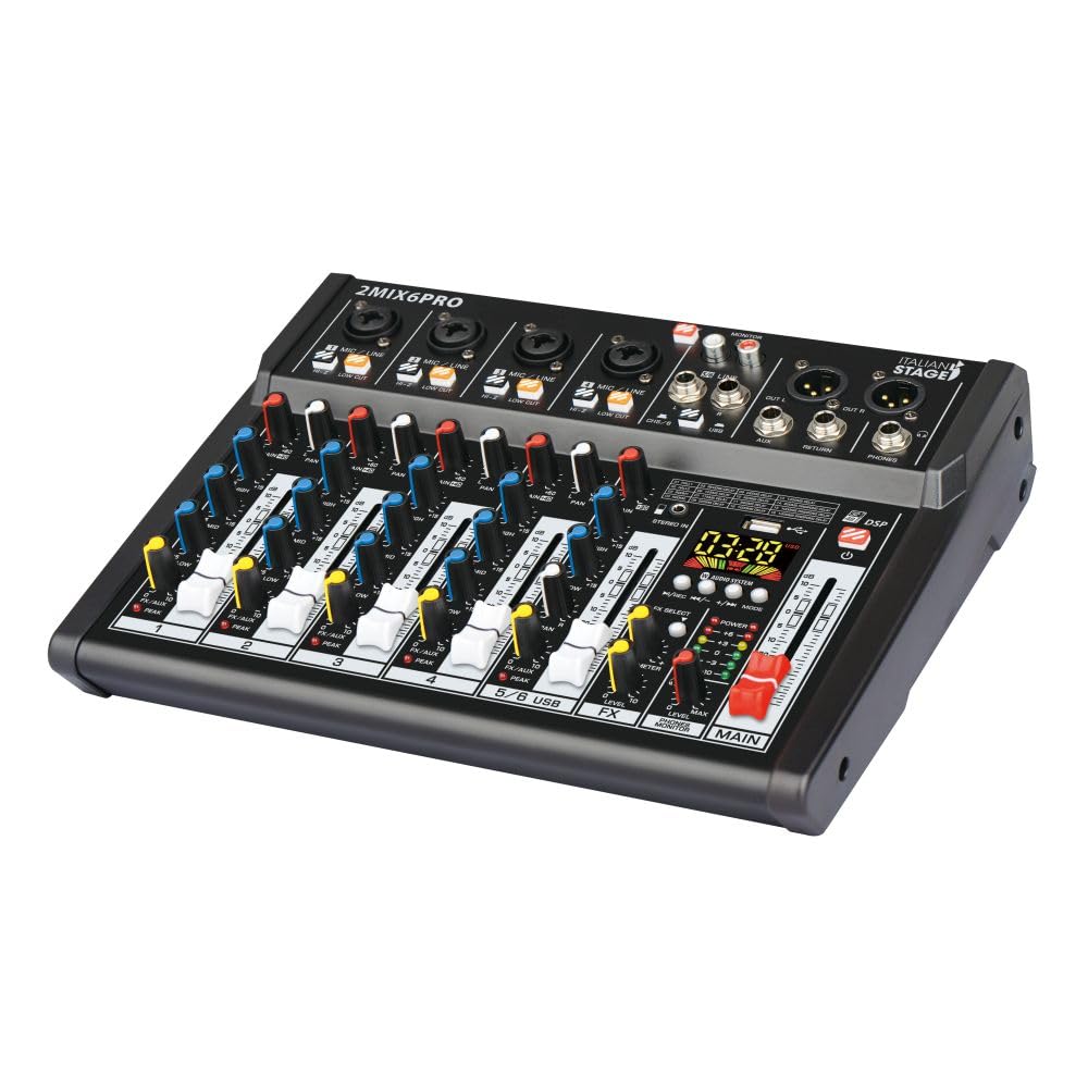MIXER ITALIAN STAGE BY PROEL 2MIX6 PRO