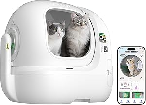 PETKIT PUROBOT MAX PRO 2 Self-Cleaning Cat Litter Box, AI Camera, Ultra Wide Input, 210° Night Vision, WiFi App 2.4/5GHz, Contactless Packaging, Health Monitor, Multi-Cat