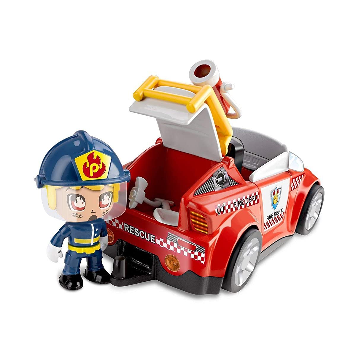 Pinypon Action - Bombero Vehículos de Acción, para niños y niñas a Partir de 4 años, Famosa (700014610)