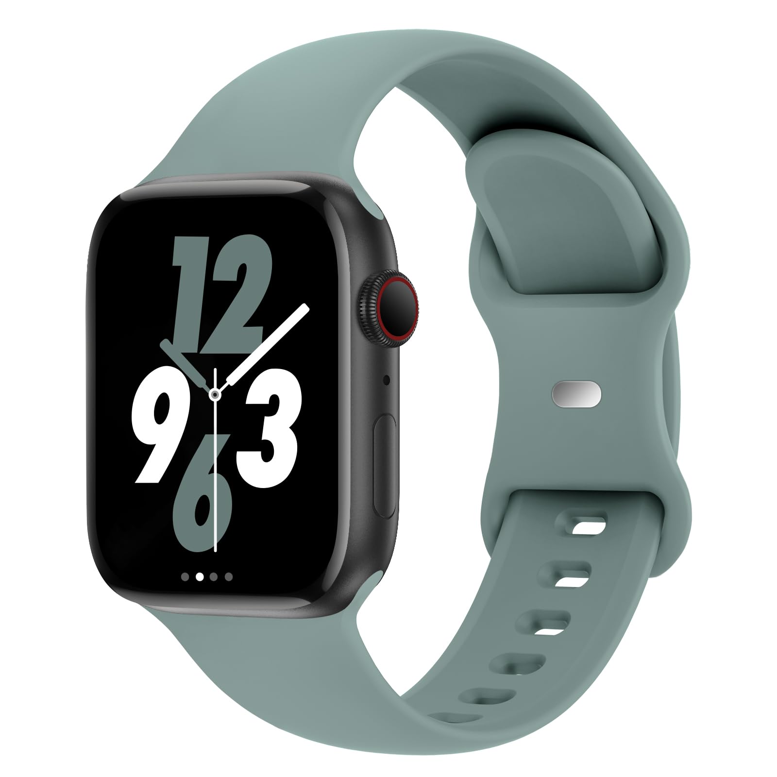Acrbiutu Wąski pasek kompatybilny z Apple Watch Band 38 mm, 40 mm, 41 mm, 42 mm, 44 mm, 45 mm, 46 mm, 49 mm, miękki silikonowy pasek zastępczy do iWatch serii 10, 9, 8, 7, 6, 5, 4, 3, 2, 1, Ultra,