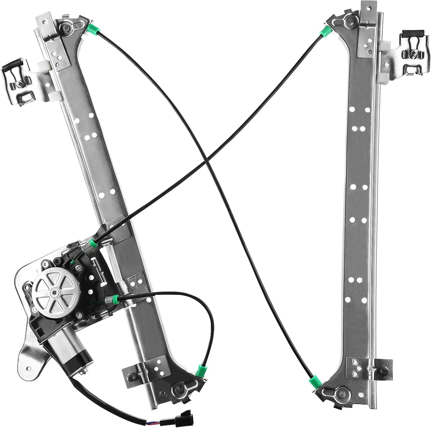 A-Premium Power Window Regulator with Motor Replacement for Chevrolet Silverado Suburban 1500 2500 2000-2006 GMC Sierra Cadillac Escalade EXT Rear Right Passenger Side Rear Passenger Side