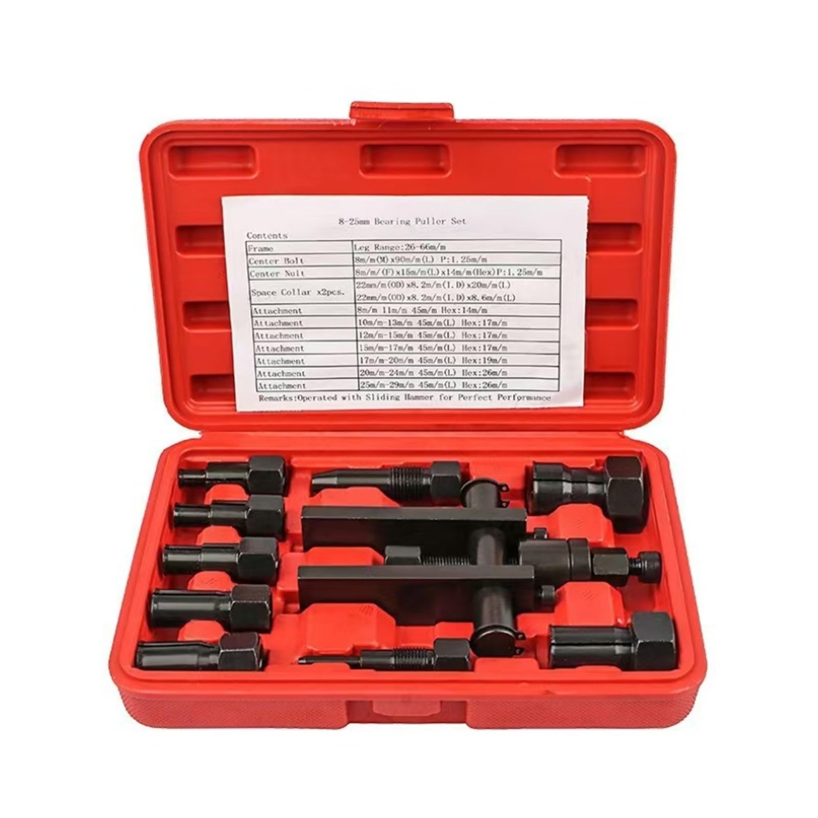 Extractor de herramienta extracción cojinetes motocicleta dos puntas, extractor engranajes