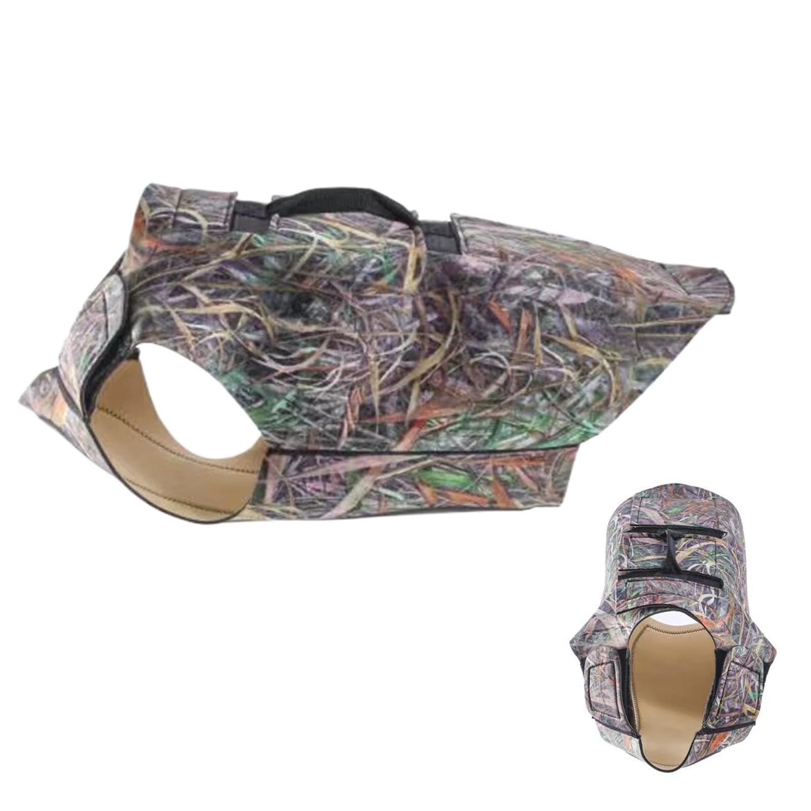 Gilet De Chasse pour Chien, Respirant Gilet De Sécurité en Néoprène pour Chien avec Poignée, Réglable Grands Chiens Sécurité Harnais Vestes pour Extérieur, Randonnée, Camping
