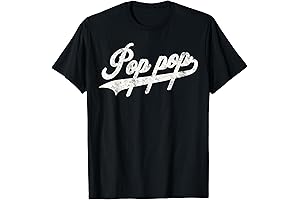 Pop Pop Fathers Day Gifts | Retro Style T-Shirt for Grandpa Papa Father