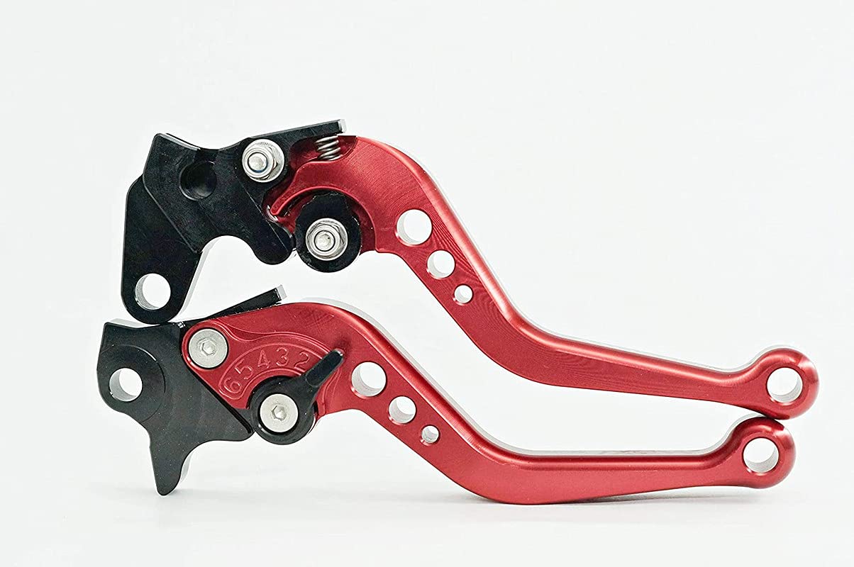 Meenu Arts Yamaha R15 V1 V2 MOXI Adjustable Brake Clutch Lever red-picture-30