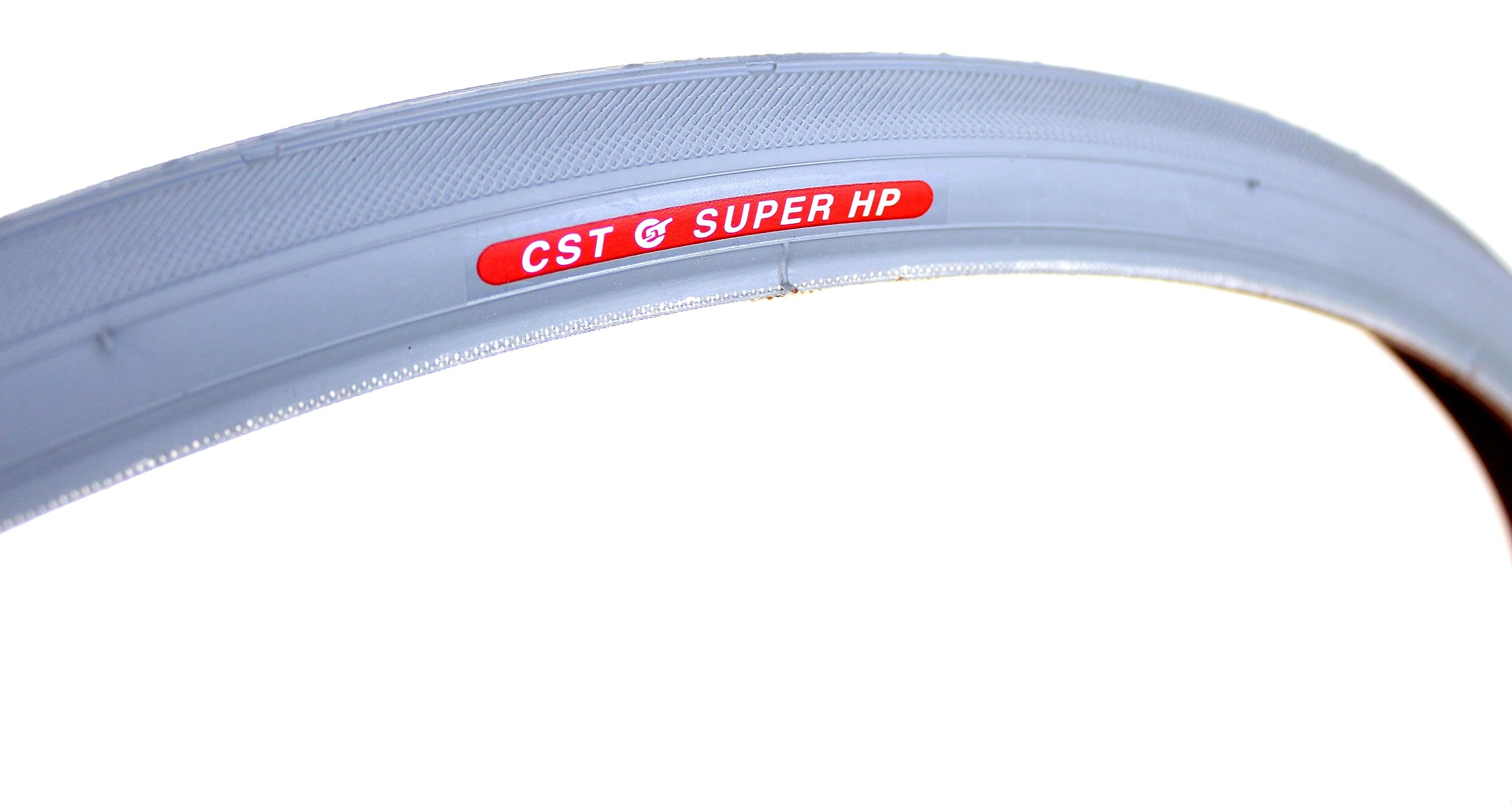 2x Rollstuhlreifen 24x1, Hochdruck bis 7,5 bar, ETRTO 25-540/541 (600x25A) grau, Super HP Feinprofil + Long Wear mit Schläuchen