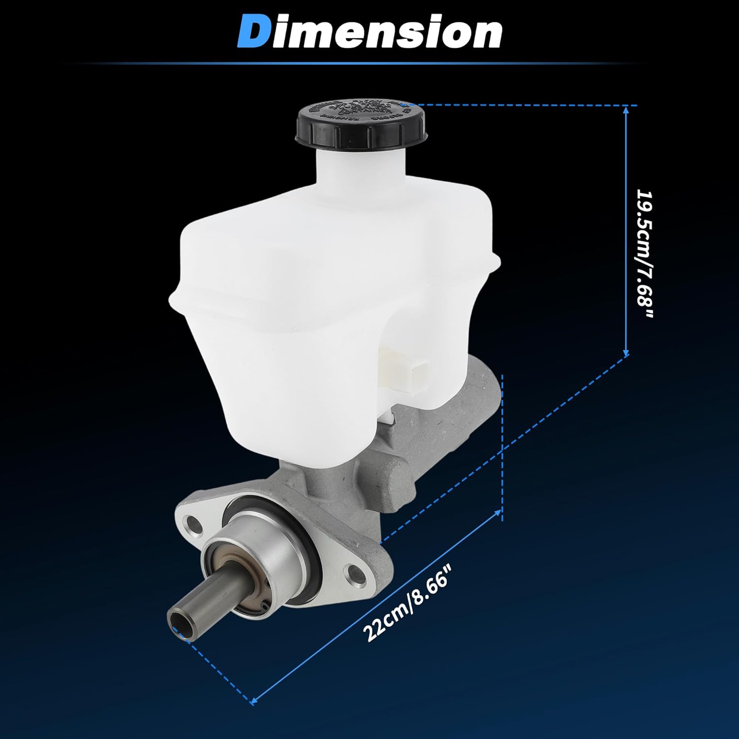 Brake Master Cylinder with Reservoir for Ford Escape 2009-2012 for Mazda Tribute 2008-2011 Hydraulic Master Cylinder M630529/134199