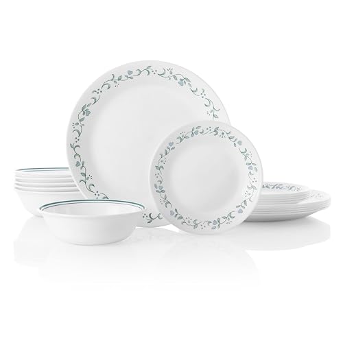 Corelle Vitrelle 18-Piece Service for 6 Dinnerware Set Triple Layer