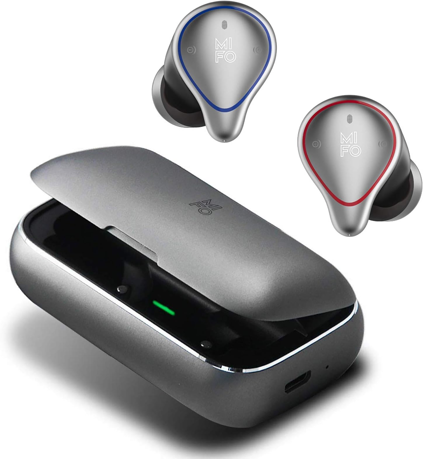 mifo O5 Plus Gen 2 Wireless Earbuds,100 Hours of Playback in-Ear Headphones,Bluetooth 5.0 Wireless Earphones,IPX7 Sports Earbuds,Deep Bass Stereo Sound,Transparency Mode Earpods
